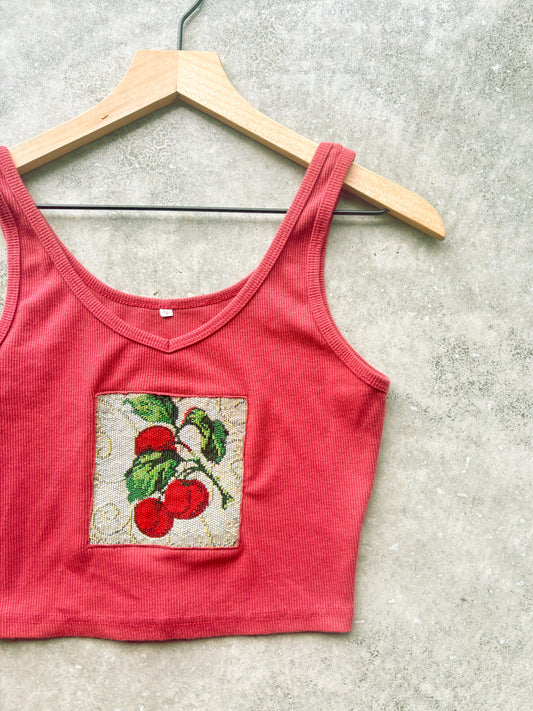 Upcycled Plums Tank