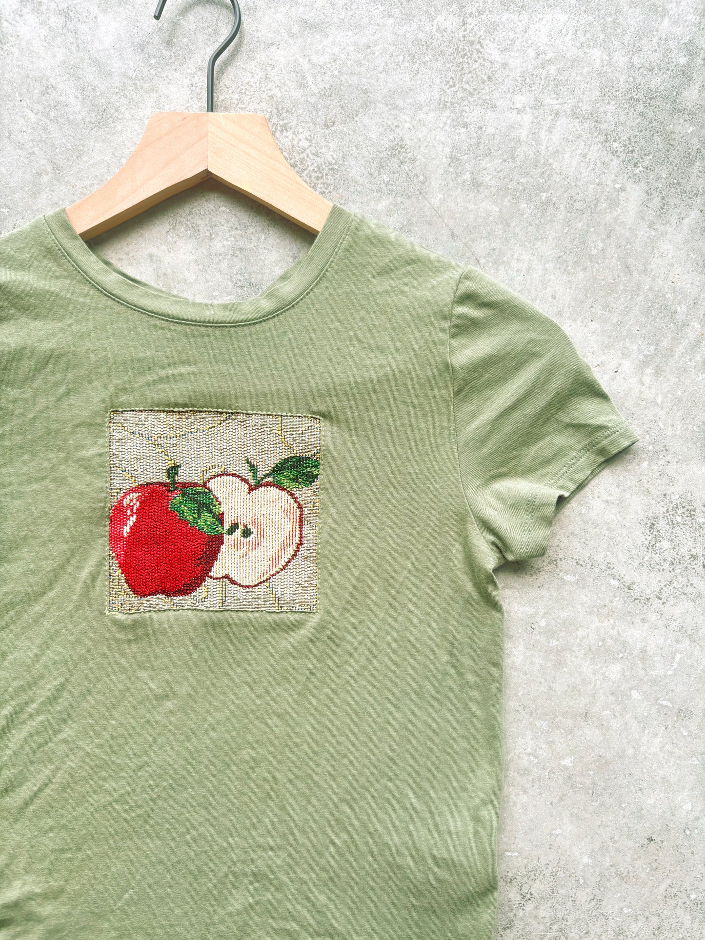Upcycled Apples Baby Tee