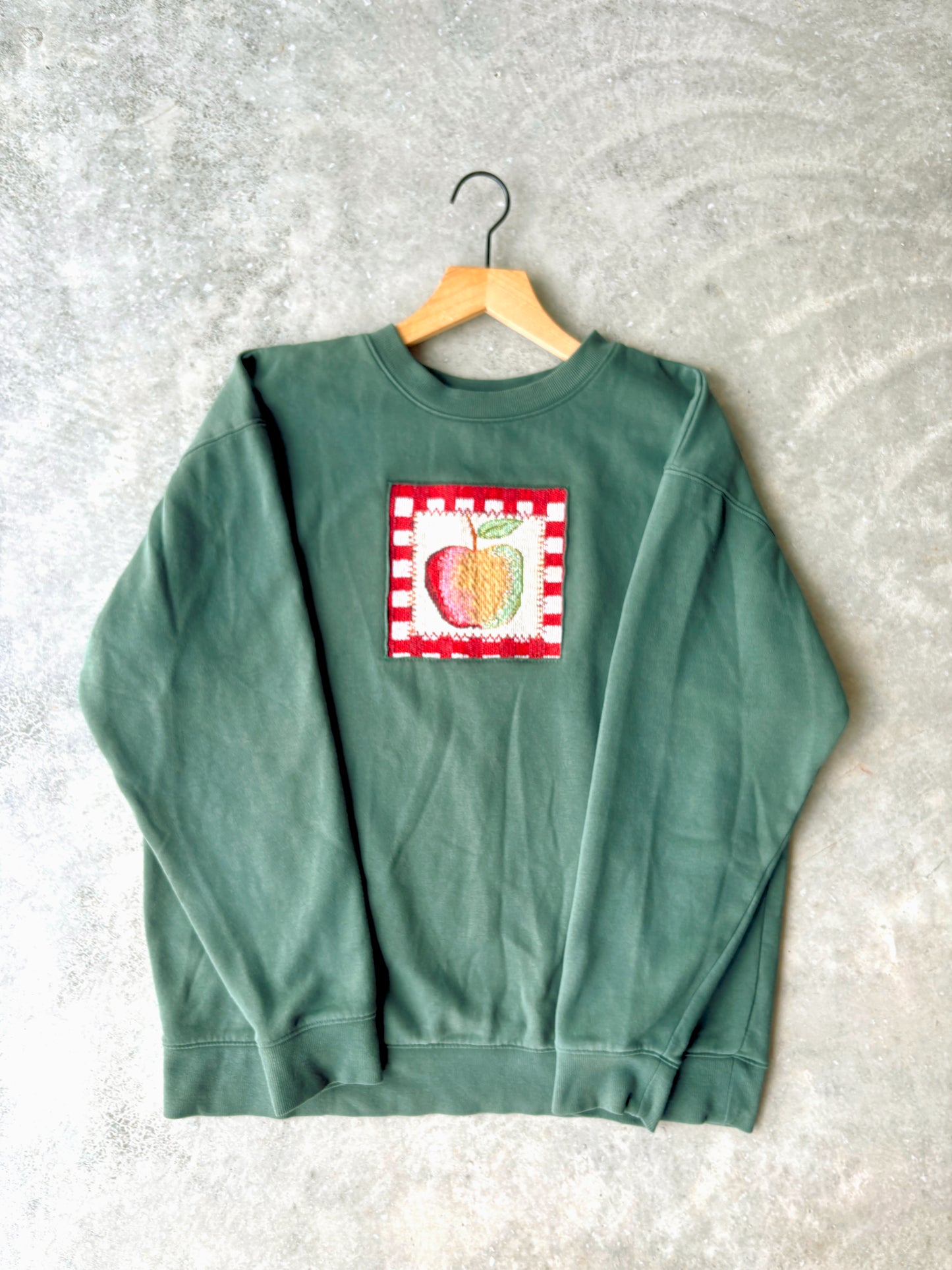 Upcycled Apple Crewneck