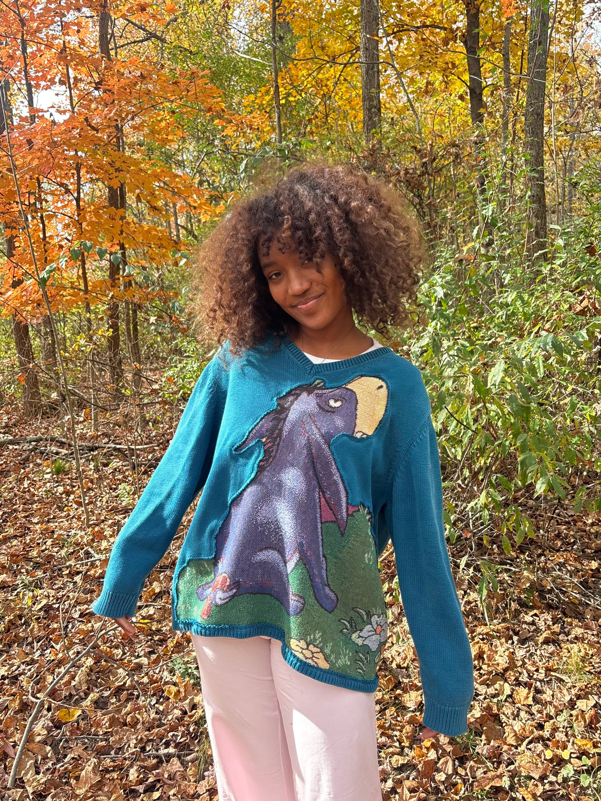 Upcycled Eeyore Sweater