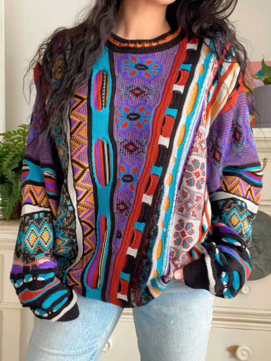 90's Coogi Style Sweater
