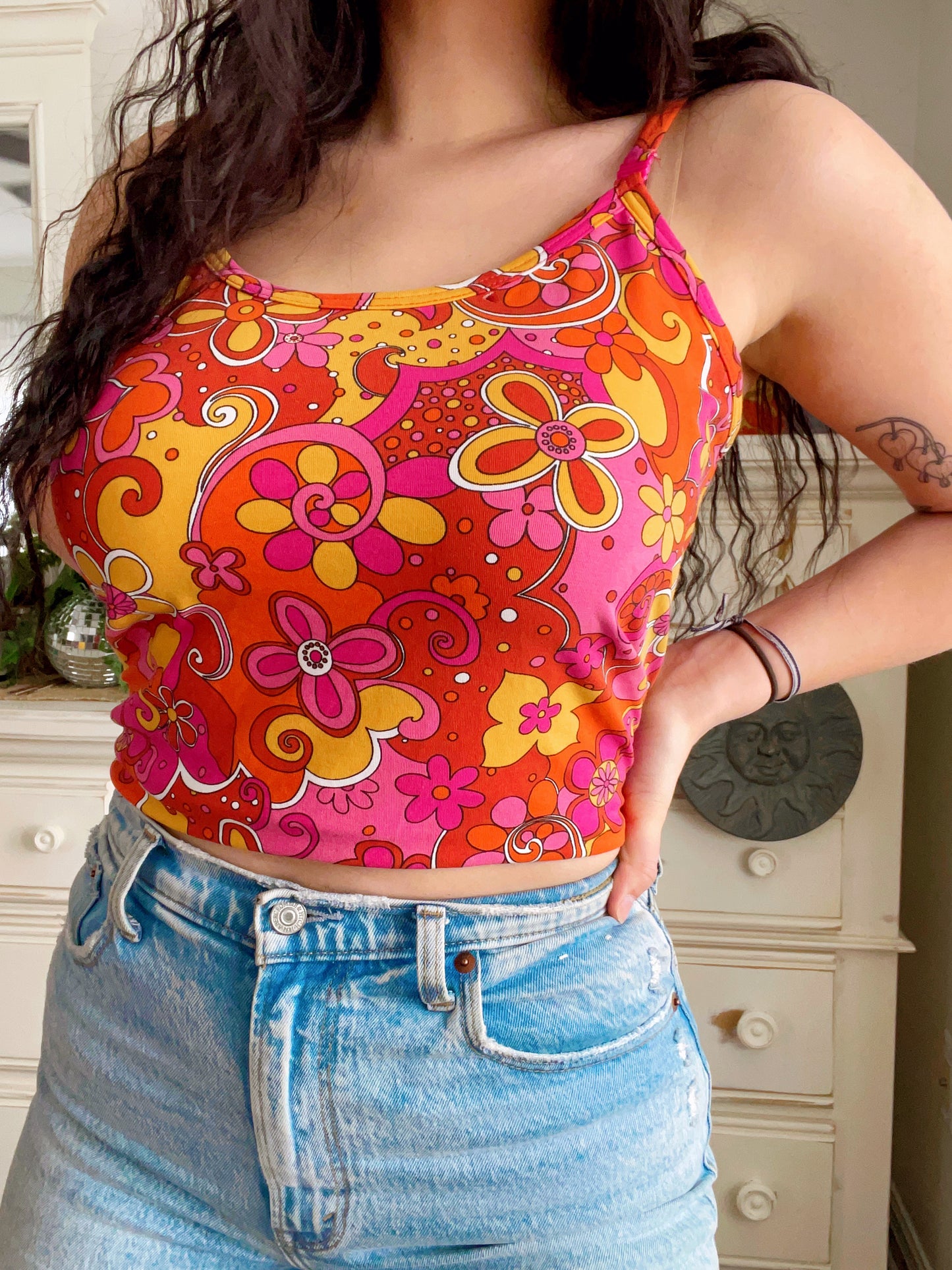 Groovy Floral Tank