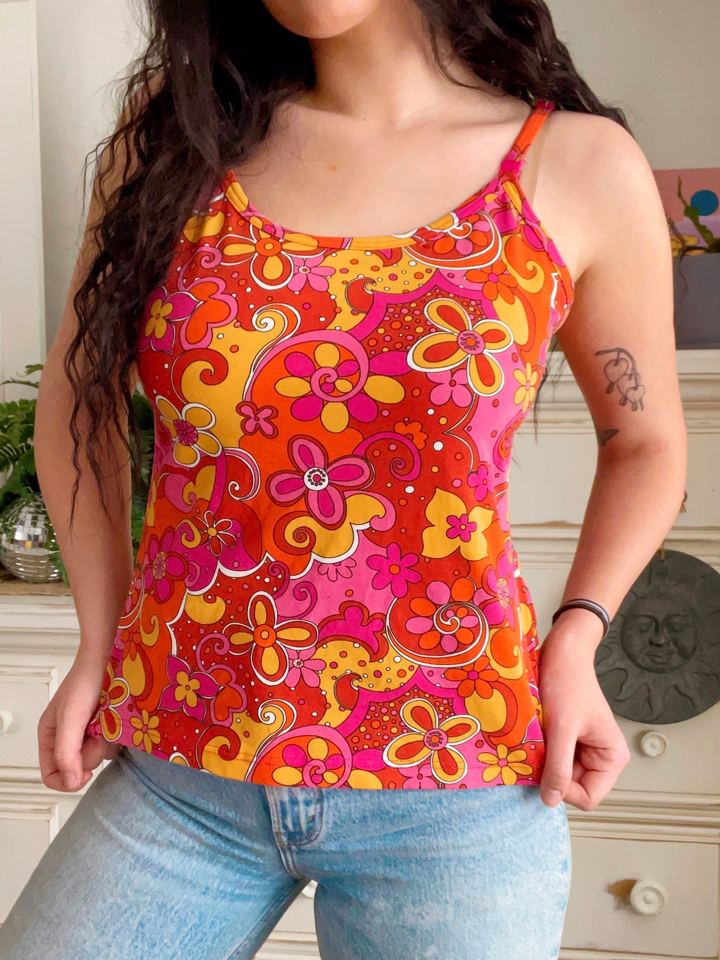Groovy Floral Tank