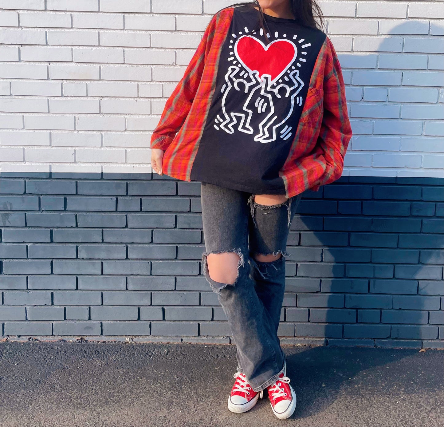Keith Haring Flannel Tee