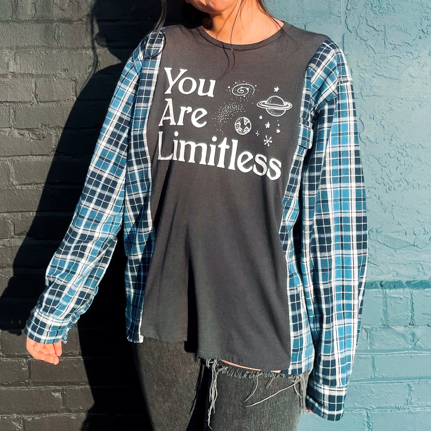 "You Are Limitless" Flannel Tee