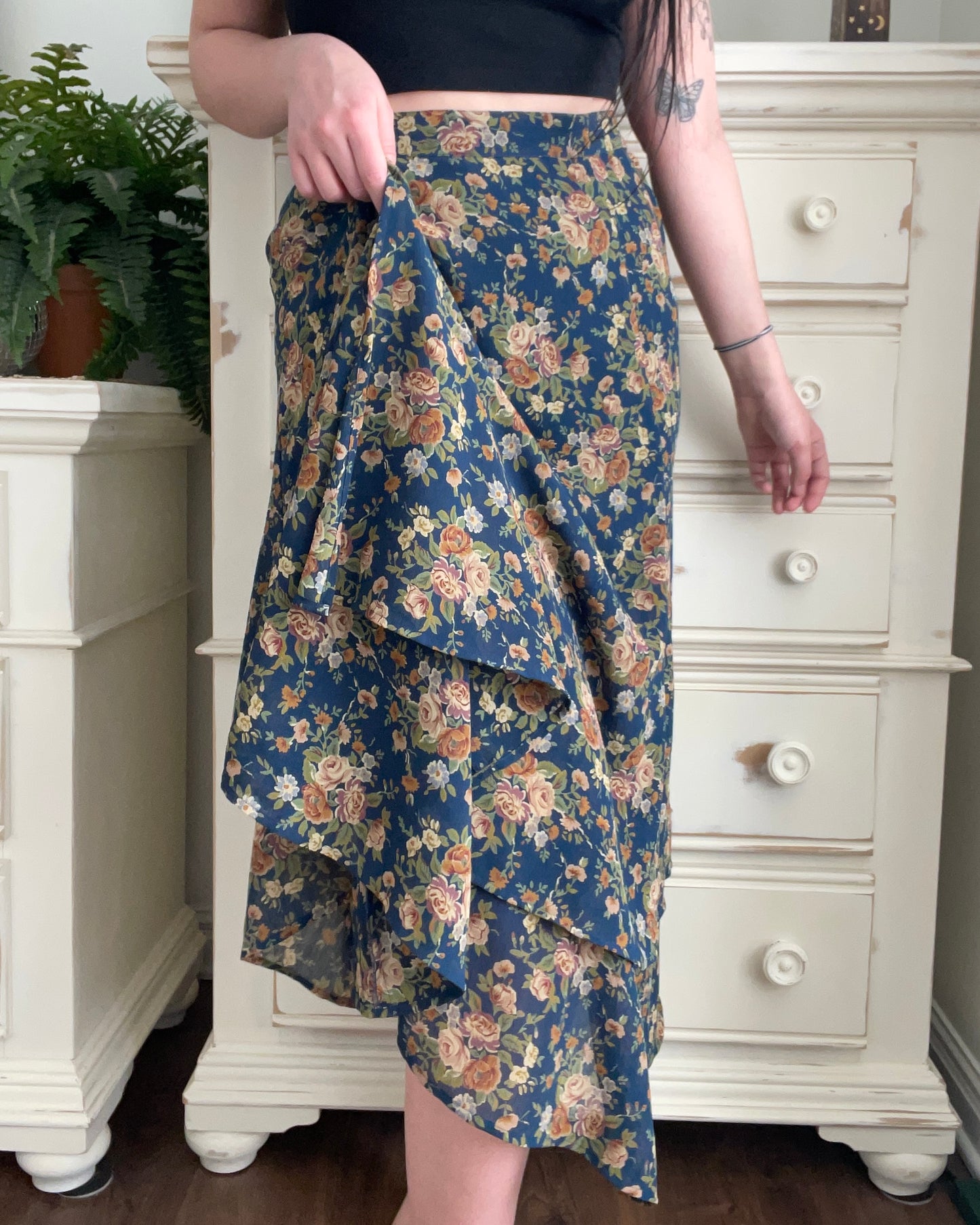 Liz Claiborne Floral Maxi Skirt