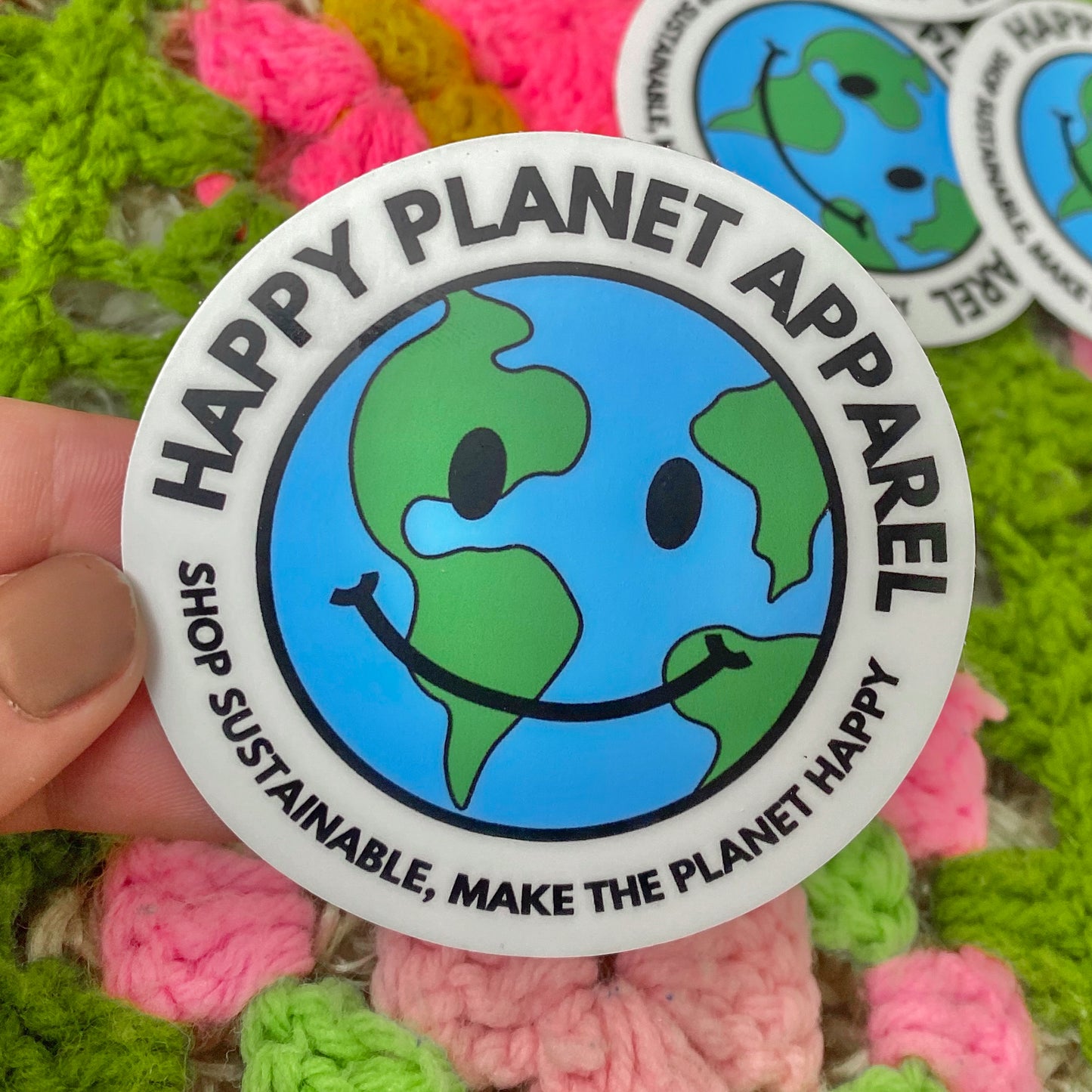 Happy Planet Sticker