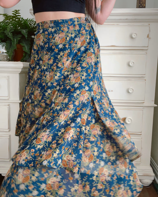 Liz Claiborne Floral Maxi Skirt